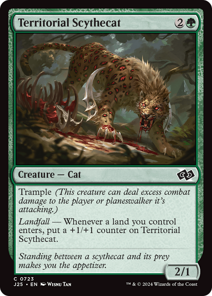 Territorial Scythecat [Foundations Jumpstart] | Empire Gaming NC