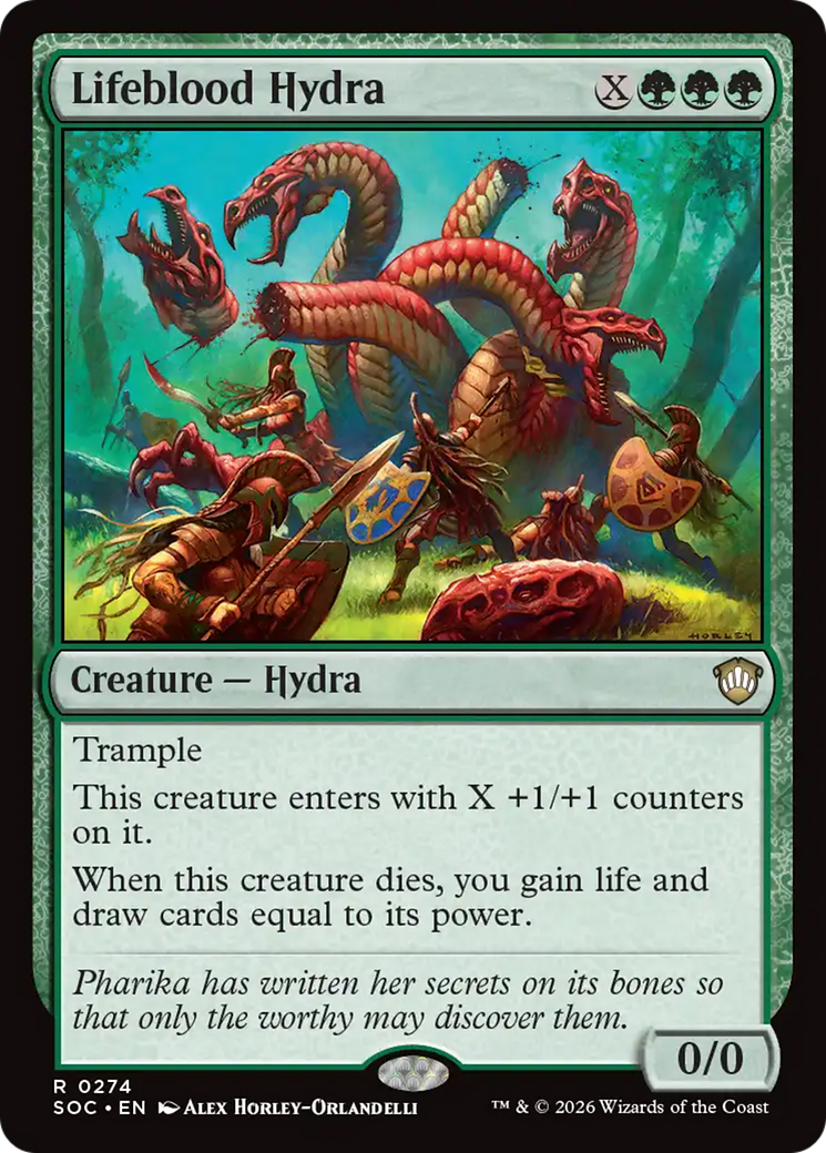Lifeblood Hydra [Secrets of Strixhaven Commander] | Empire Gaming NC