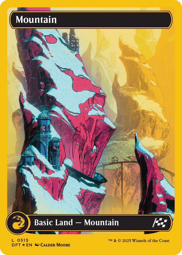 Mountain (0515) (First-Place Foil) [Aetherdrift] | Empire Gaming NC