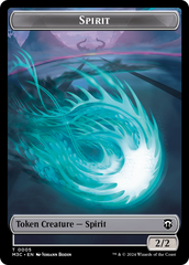 Eldrazi (Ripple Foil) // Spirit Double-Sided Token [Modern Horizons 3 Commander Tokens] | Empire Gaming NC