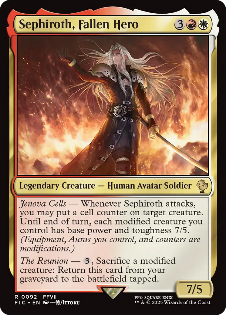 Sephiroth, Fallen Hero [FINAL FANTASY Commander] | Empire Gaming NC