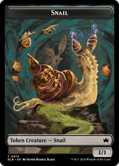 Snail // Thundertrap Trainer Double-Sided Token [Bloomburrow Tokens] | Empire Gaming NC