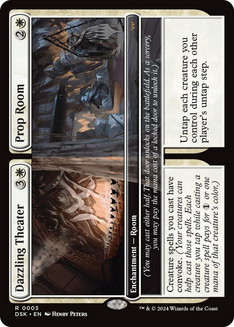 Dazzling Theater // Prop Room (Promo Pack) [Duskmourn: House of Horror Promos] | Empire Gaming NC
