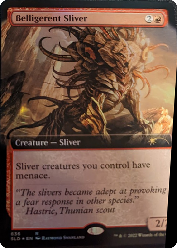 Belligerent Sliver (Extended Art) [Secret Lair Drop Series] | Empire Gaming NC