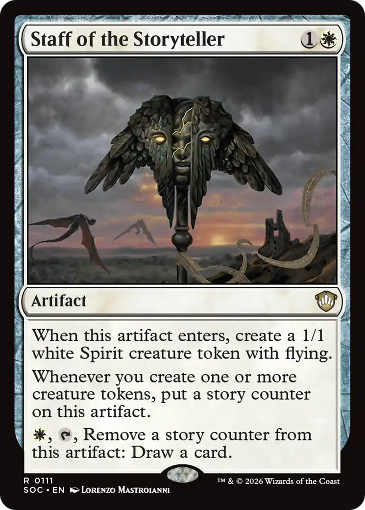 Staff of the Storyteller [Secrets of Strixhaven Commander] | Empire Gaming NC