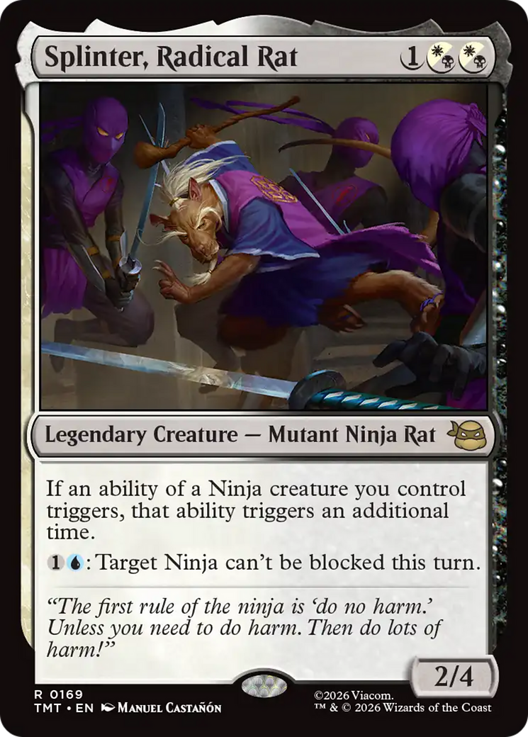Splinter, Radical Rat [Teenage Mutant Ninja Turtles] | Empire Gaming NC