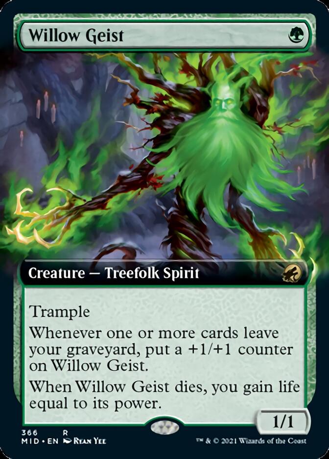 Willow Geist (Extended Art) [Innistrad: Midnight Hunt] | Empire Gaming NC