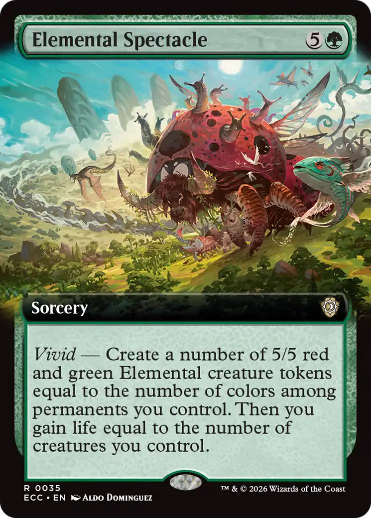 Elemental Spectacle (Extended Art) [Lorwyn Eclipsed Commander] | Empire Gaming NC