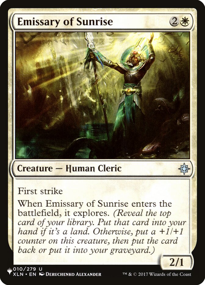 Emissary of Sunrise [The List] | Empire Gaming NC