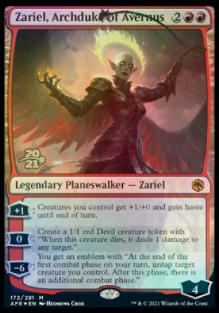 Zariel, Archduke of Avernus [Dungeons & Dragons: Adventures in the Forgotten Realms Prerelease Promos] | Empire Gaming NC