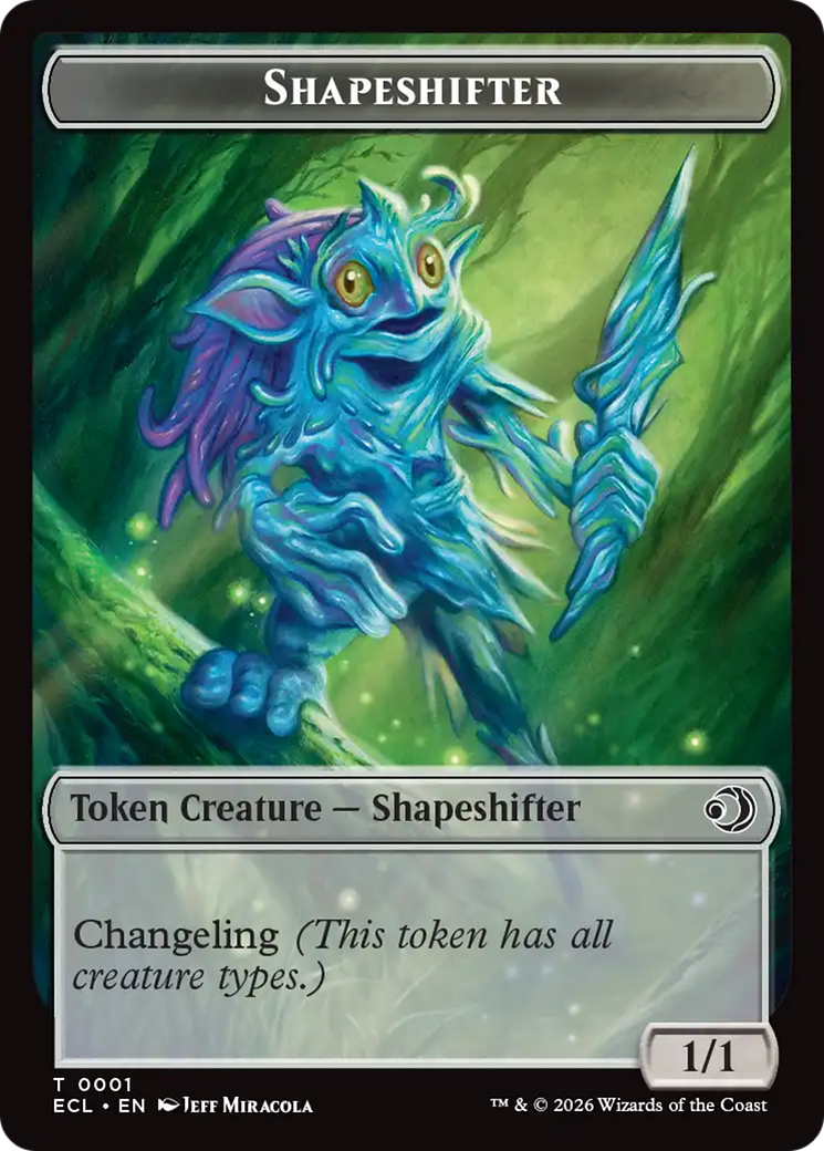 Shapeshifter // Map Double-Sided Token [Lorwyn Eclipsed Tokens] | Empire Gaming NC