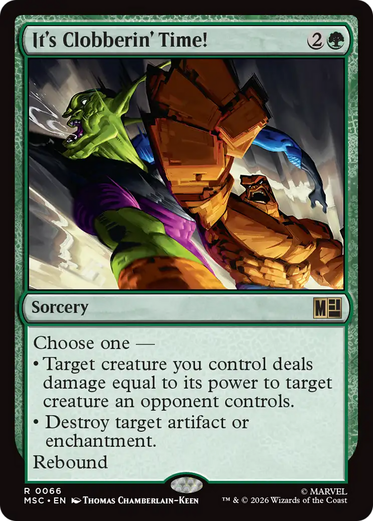 It's Clobberin' Time! (Surge Foil) [Marvel Super Heroes Commander] | Empire Gaming NC