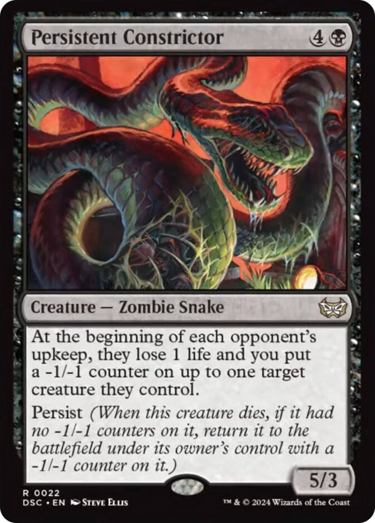 Persistent Constrictor [Duskmourn: House of Horror Commander] | Empire Gaming NC