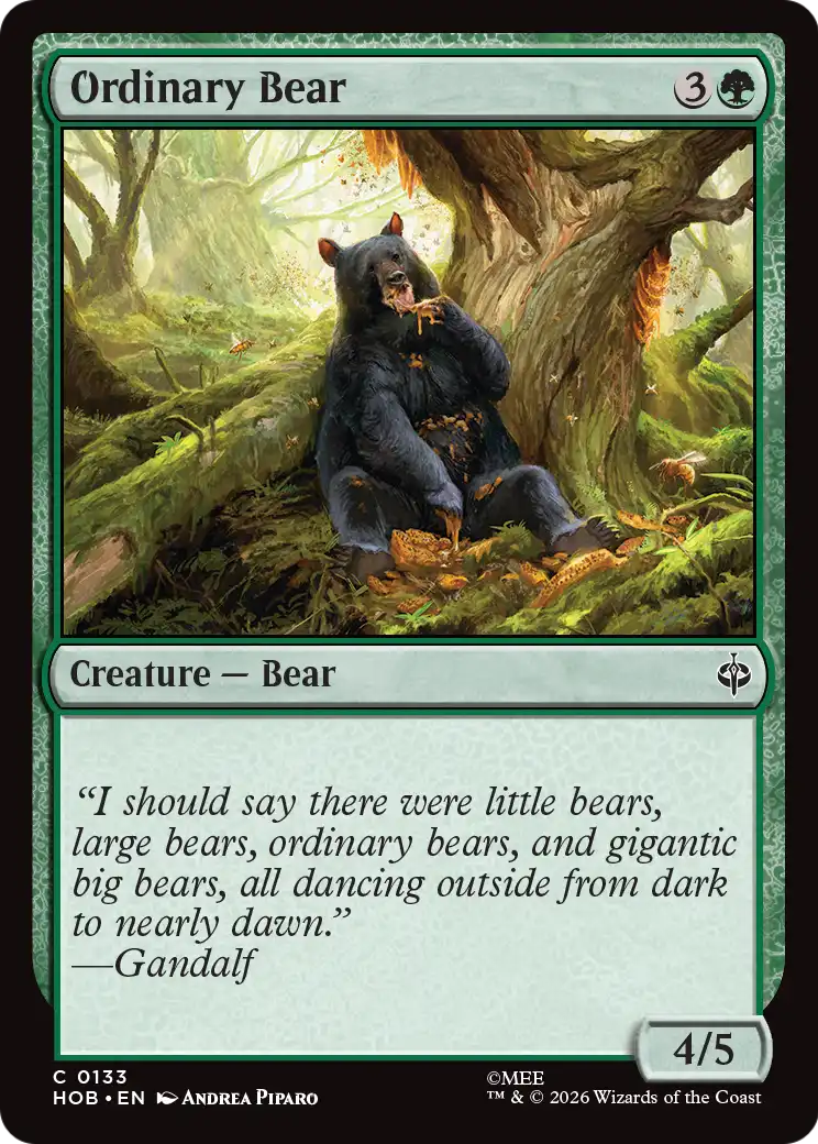 Ordinary Bear [The Hobbit] | Empire Gaming NC
