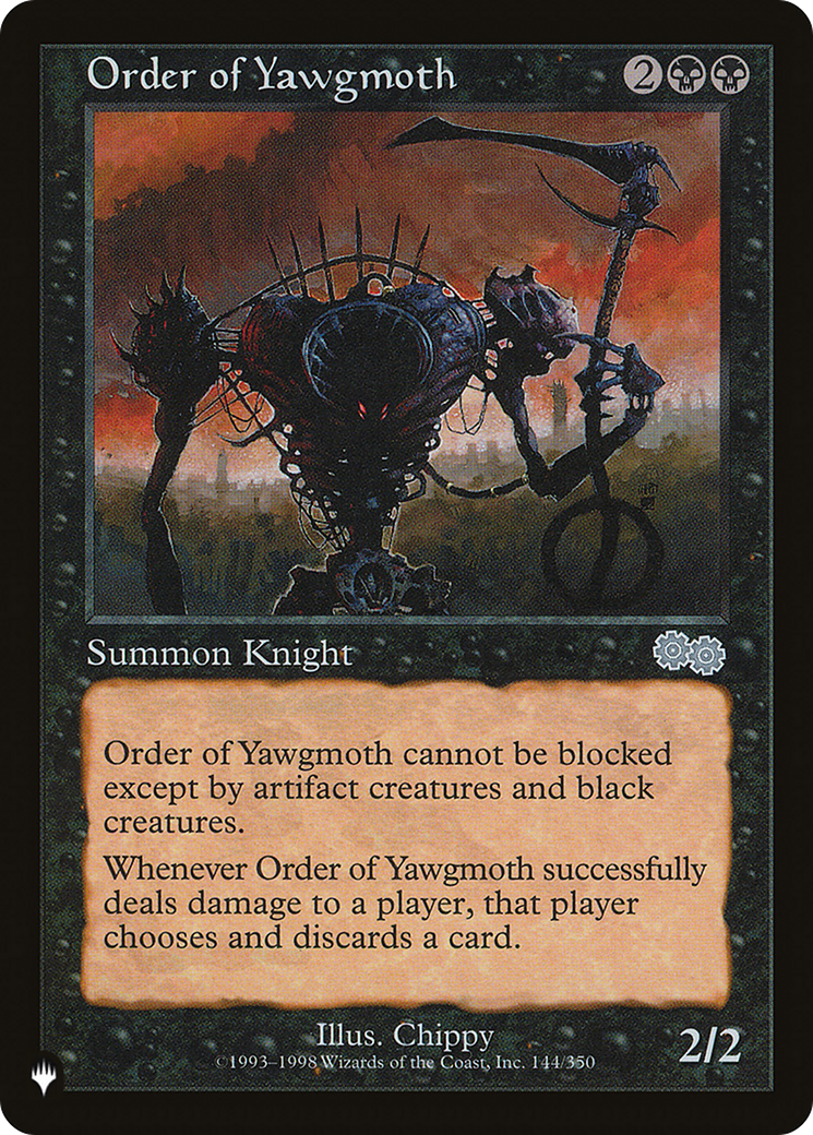 Order of Yawgmoth (USG) [The List] | Empire Gaming NC