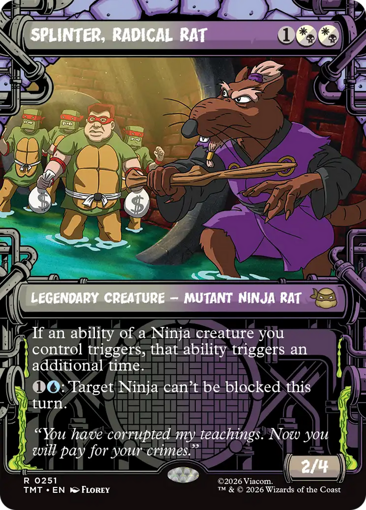 Splinter, Radical Rat (Showcase) [Teenage Mutant Ninja Turtles] | Empire Gaming NC