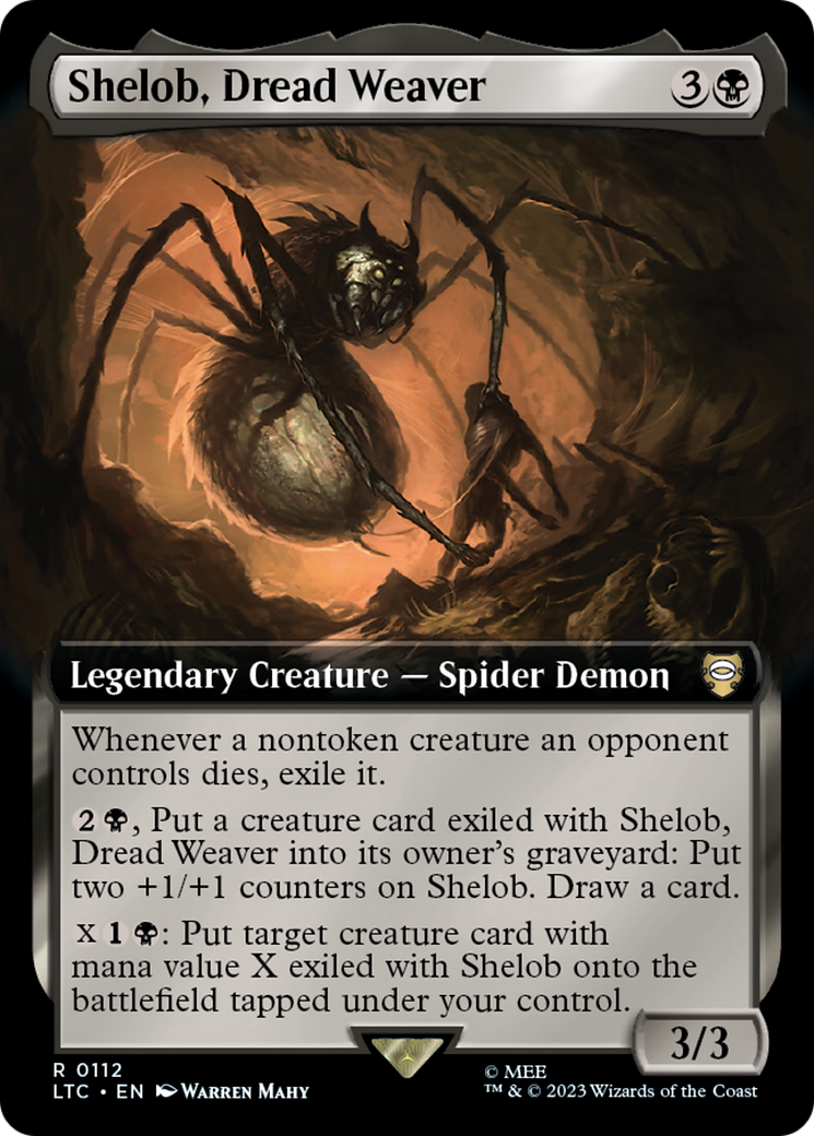 Shelob, Dread Weaver (Extended Art) [The Lord of the Rings: Tales of Middle-Earth Commander] | Empire Gaming NC