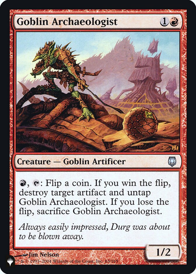 Goblin Archaeologist [Secret Lair: Heads I Win, Tails You Lose] | Empire Gaming NC