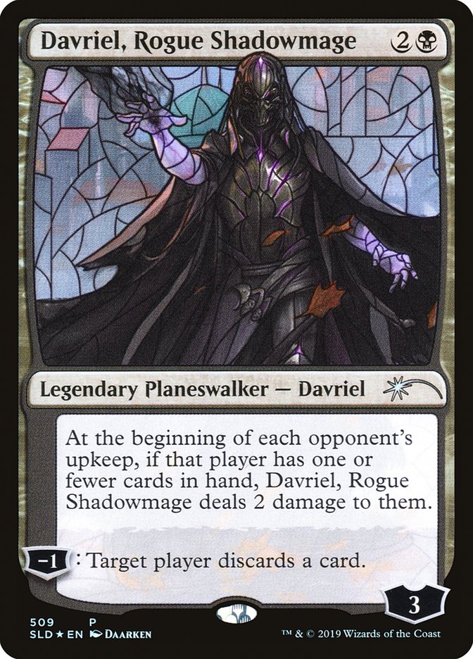 Davriel, Rogue Shadowmage (Stained Glass) [Secret Lair Drop Promos] | Empire Gaming NC