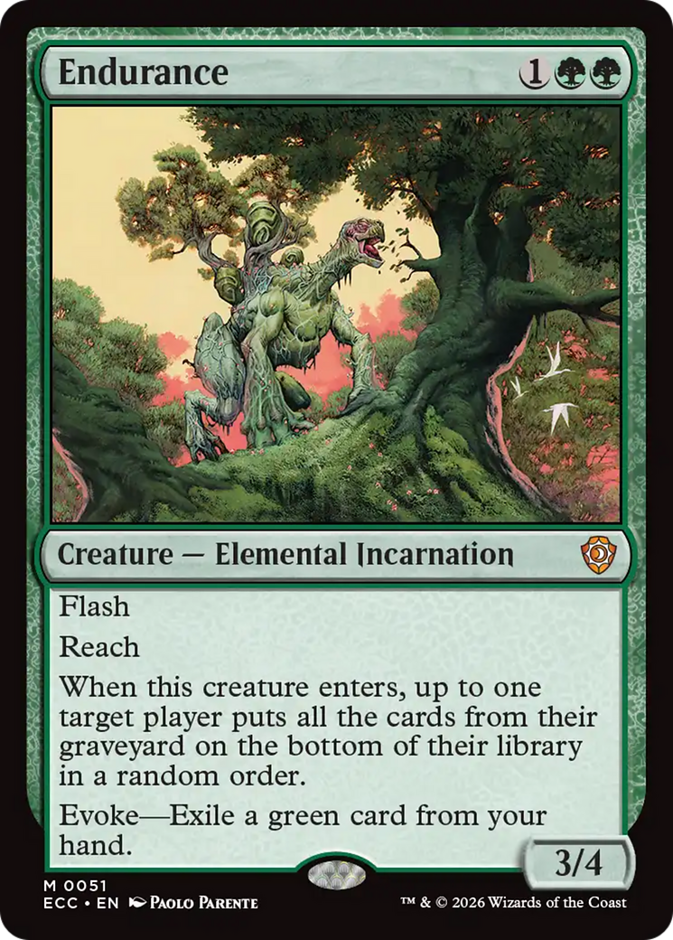 Endurance [Lorwyn Eclipsed Commander] | Empire Gaming NC