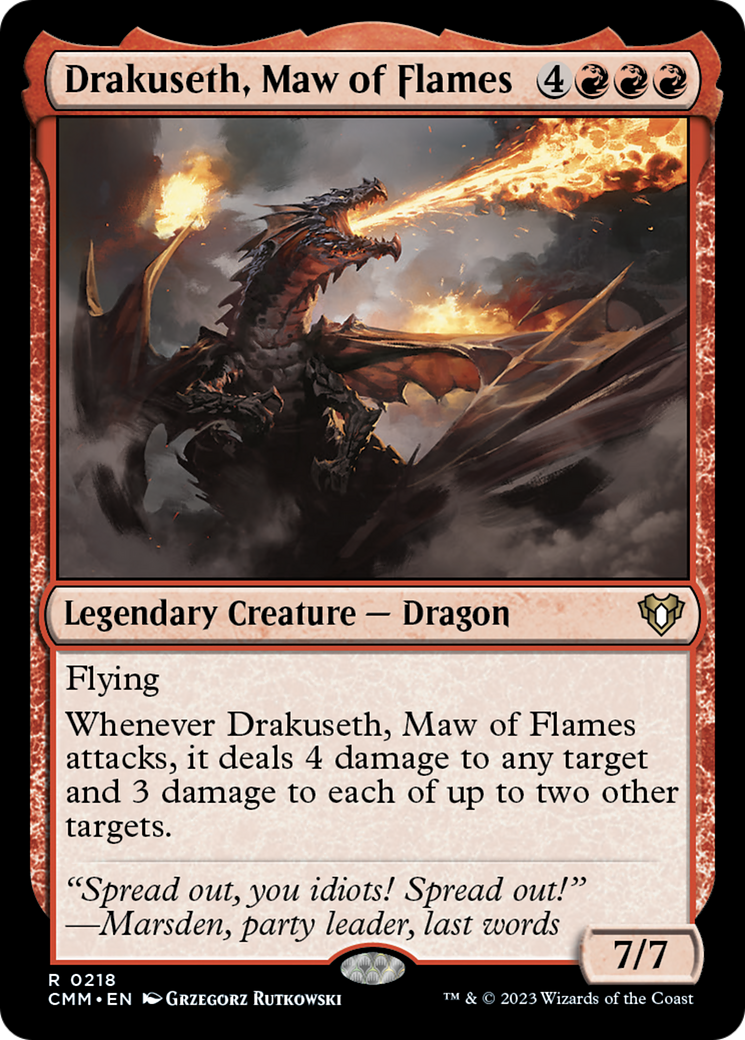 Drakuseth, Maw of Flames [Commander Masters] | Empire Gaming NC