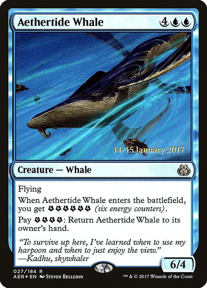 Aethertide Whale [Aether Revolt Prerelease Promos] | Empire Gaming NC