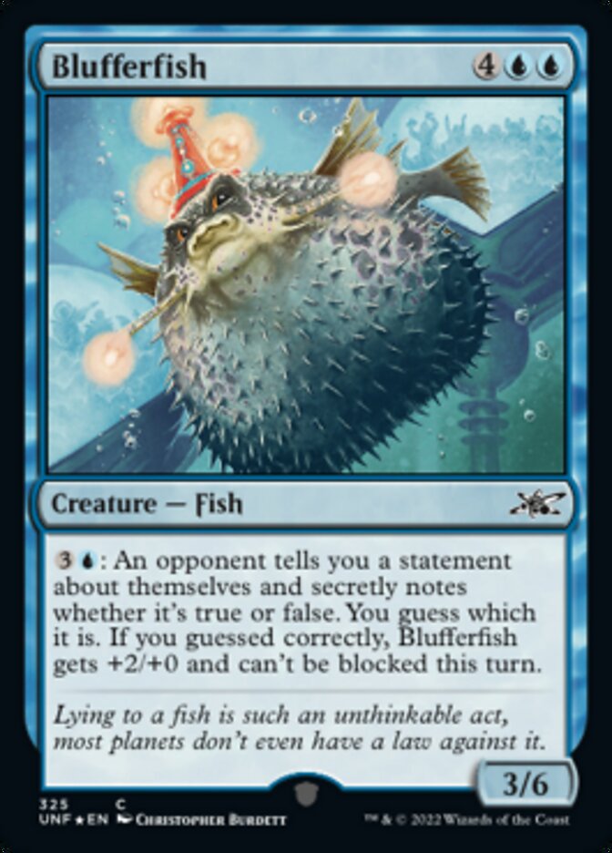 Blufferfish (Galaxy Foil) [Unfinity] | Empire Gaming NC