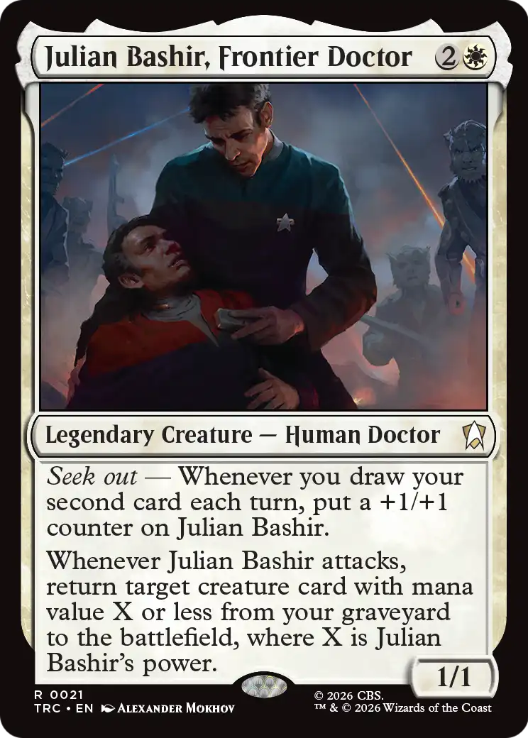Julian Bashir, Frontier Doctor (Surge Foil) [Star Trek Commander] | Empire Gaming NC
