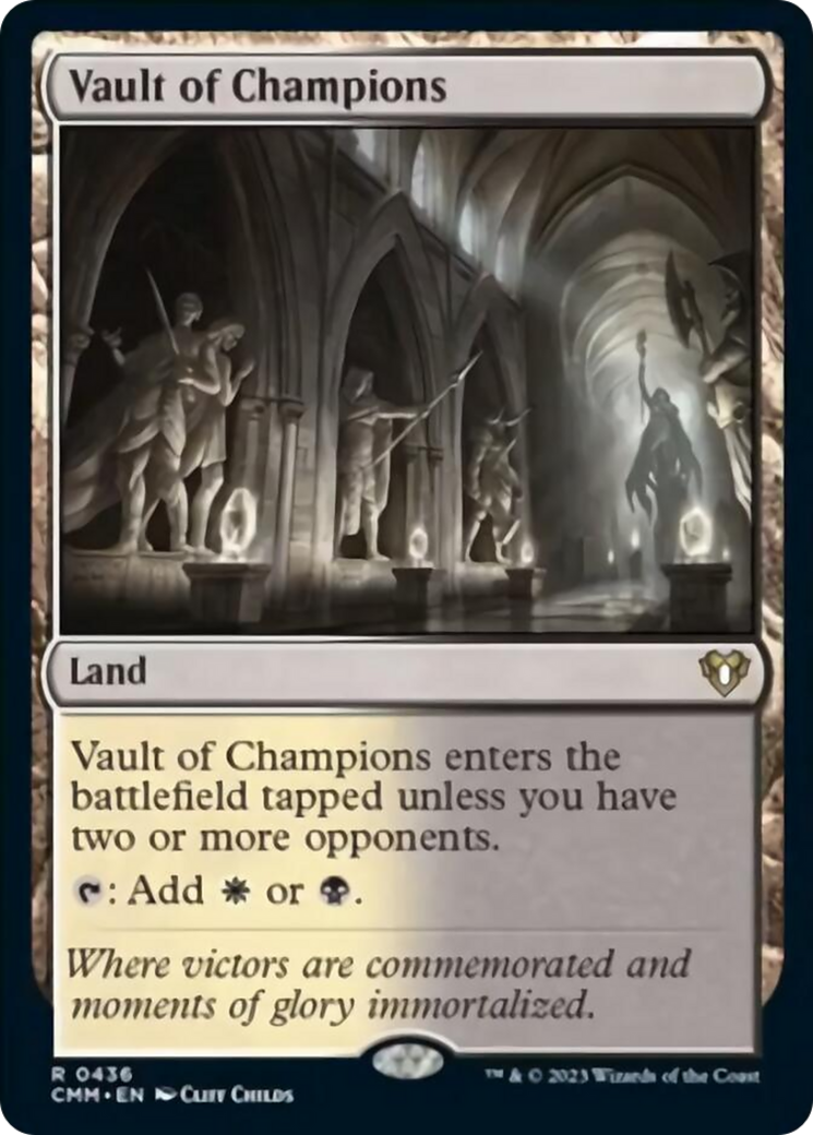 Vault of Champions [Commander Masters] | Empire Gaming NC