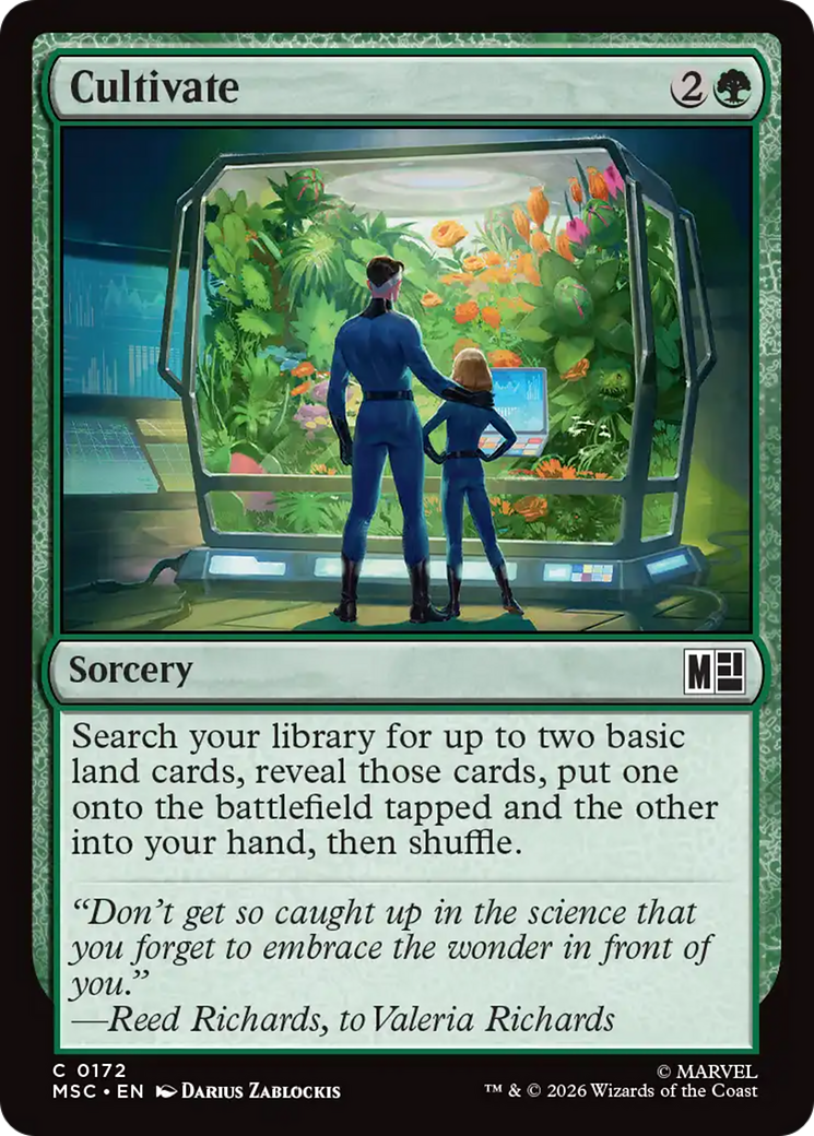 Cultivate (Surge Foil) [Marvel Super Heroes Commander] | Empire Gaming NC