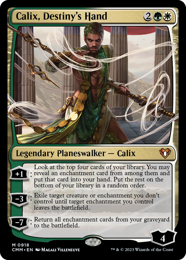 Calix, Destiny's Hand [Commander Masters] | Empire Gaming NC