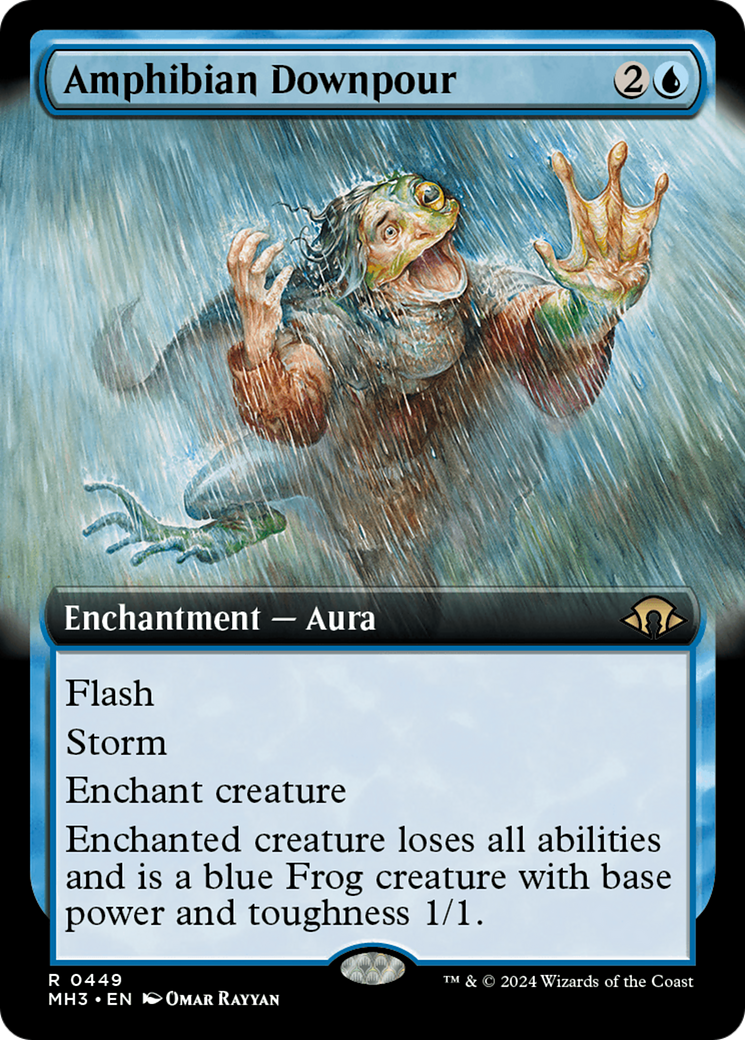 Amphibian Downpour (Extended Art) [Modern Horizons 3] | Empire Gaming NC