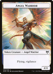 Human Warrior // Angel Warrior Double-Sided Token [Kaldheim Tokens] | Empire Gaming NC