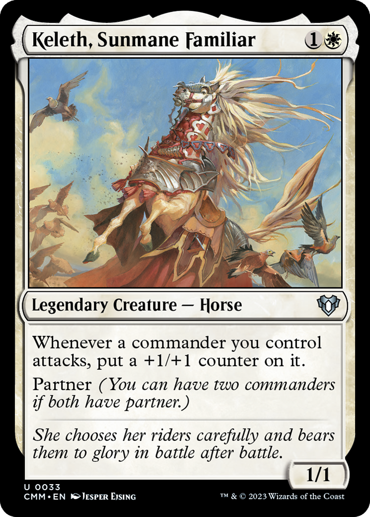 Keleth, Sunmane Familiar [Commander Masters] | Empire Gaming NC