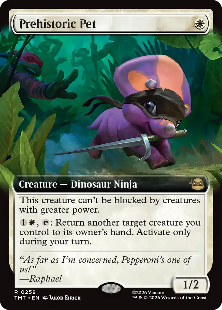 Prehistoric Pet (Extended Art) [Teenage Mutant Ninja Turtles] | Empire Gaming NC