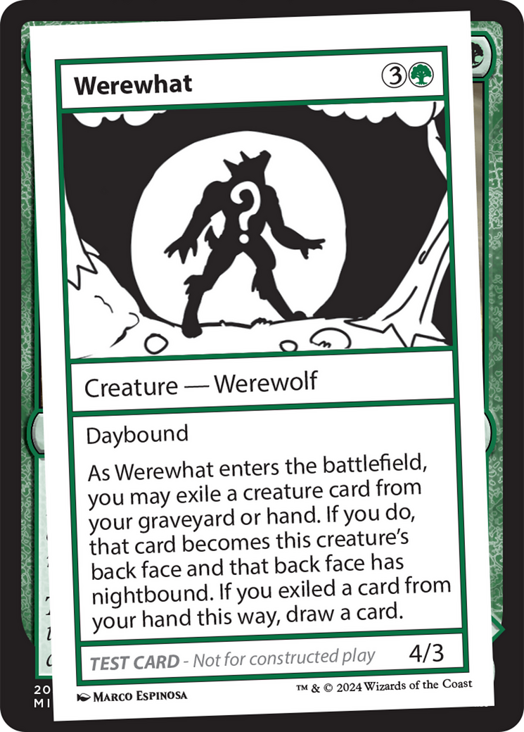 Werewhat [Mystery Booster 2 Playtest Cards] | Empire Gaming NC