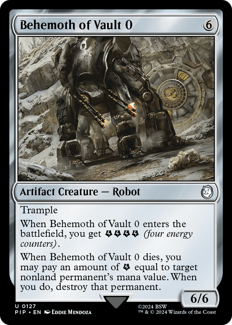 Behemoth of Vault 0 [Fallout] | Empire Gaming NC