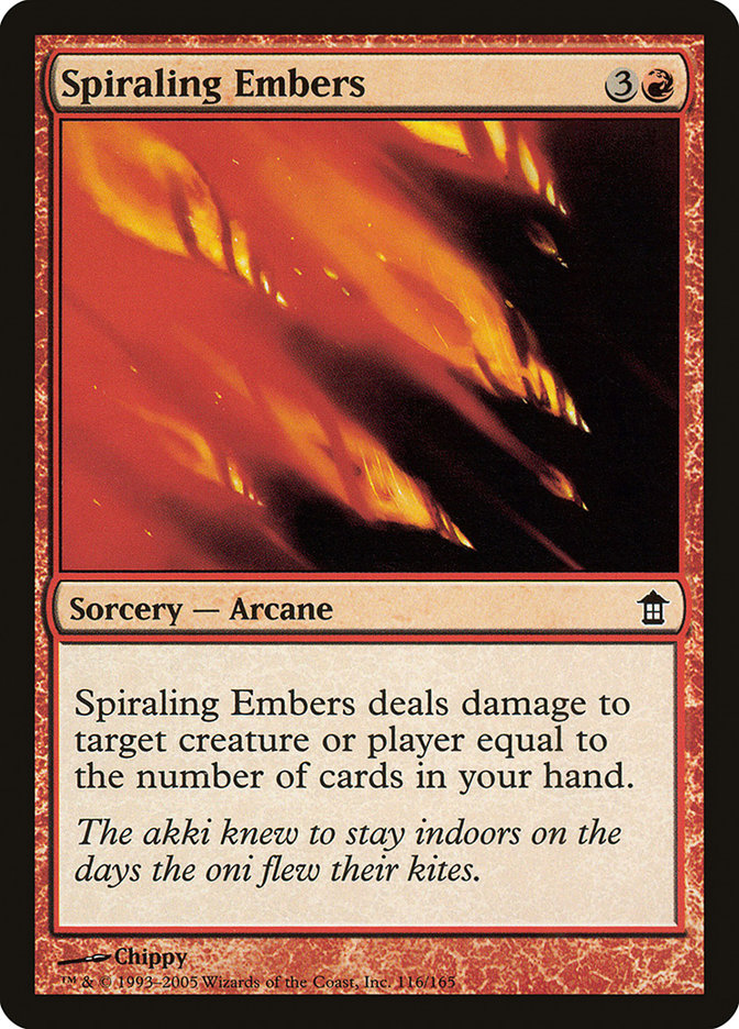 Spiraling Embers [Saviors of Kamigawa] | Empire Gaming NC