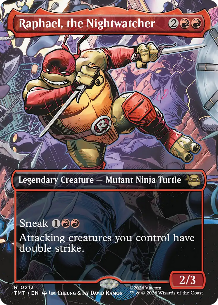 Raphael, the Nightwatcher (Borderless) [Teenage Mutant Ninja Turtles] | Empire Gaming NC
