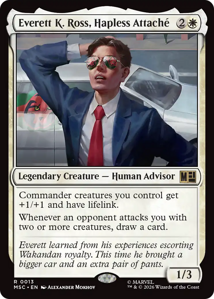 Everett K. Ross, Hapless Attache [Marvel Super Heroes Commander] | Empire Gaming NC