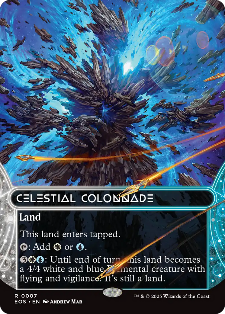 Celestial Colonnade (0007) (Borderless) [Edge of Eternities: Stellar Sights] | Empire Gaming NC
