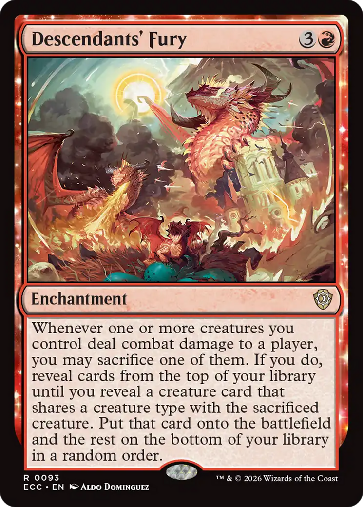 Descendants' Fury [Lorwyn Eclipsed Commander] | Empire Gaming NC