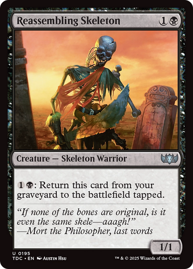 Reassembling Skeleton [Tarkir: Dragonstorm Commander] | Empire Gaming NC
