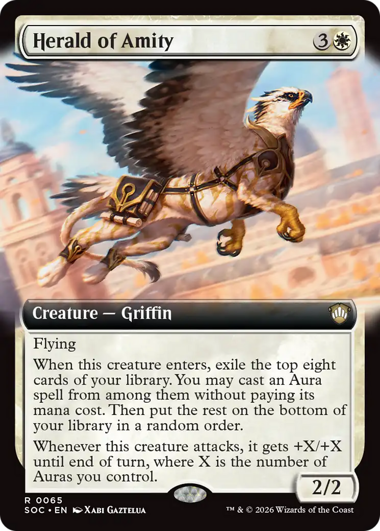Herald of Amity (Extended Art) [Secrets of Strixhaven Commander] | Empire Gaming NC