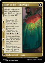 Huatli, Poet of Unity // Roar of the Fifth People [The Lost Caverns of Ixalan Prerelease Cards] | Empire Gaming NC