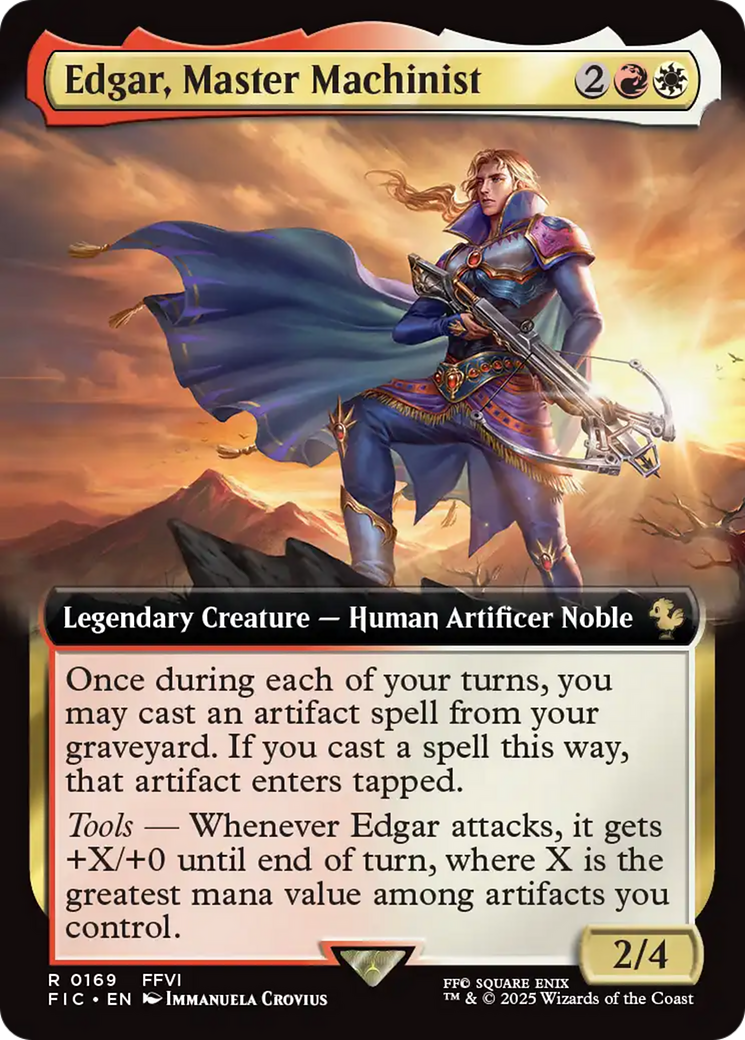 Edgar, Master Machinist (Extended Art) [FINAL FANTASY Commander] | Empire Gaming NC