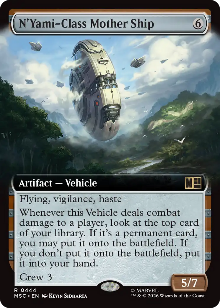 N'Yami-Class Mother Ship (Extended Art) [Marvel Super Heroes Commander] | Empire Gaming NC