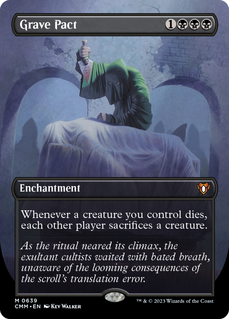 Grave Pact (Borderless Alternate Art) [Commander Masters] | Empire Gaming NC