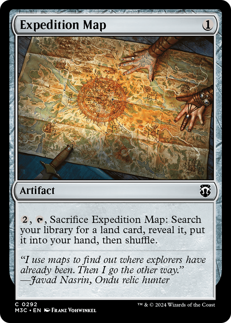 Expedition Map (Ripple Foil) [Modern Horizons 3 Commander] | Empire Gaming NC