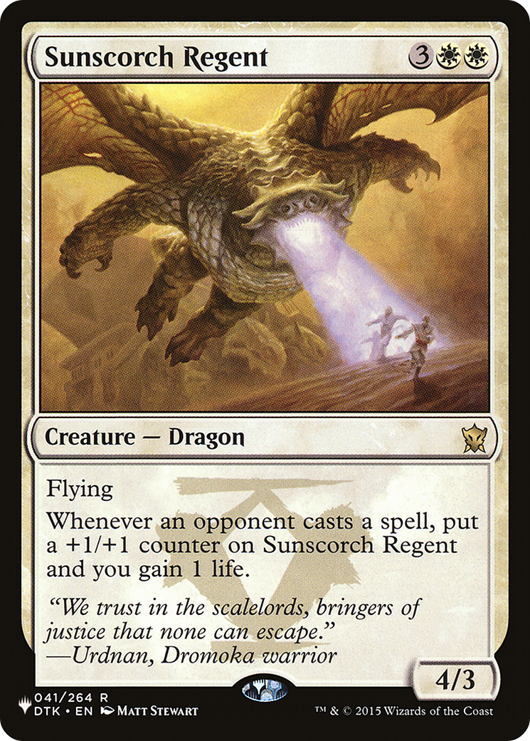 Sunscorch Regent [The List] | Empire Gaming NC